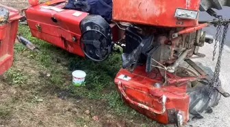 Kastamonu'da Traktör Devrildi, Sürücü Yaralandı