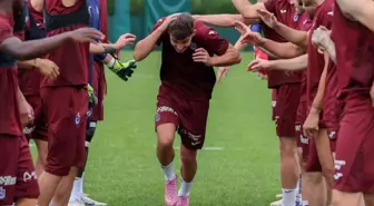 Trabzonspor'un Yeni Transferi Ernest Muçi İlk Antrenmanına Çıktı