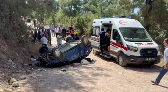Seydikemer'de Düğün Yemeğine Giden Aile Kazada Yaralandı, Bir Kişi Hayatını Kaybetti