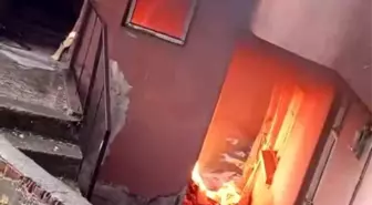 Karabük'te Kullanılmayan Apartmanda Yangın Çıktı