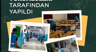 Denetimli Serbestlik Yükümlüleri 1534 Okulun Bakımını Yaptı