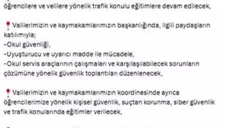 Bakan Yerlikaya, 2025-2026 Eğitim Yılı İçin Asayiş ve Trafik Tedbirlerini Açıkladı