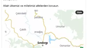 Bakan Yerlikaya'dan Deprem Açıklaması
