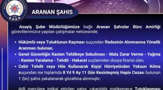 Hapis Cezası Olan Zanlı Bingöl'de Yakalandı