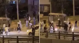 Düğün sonrası meydan muharebesi gibi kavga