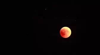 Erzurum'da Kanlı Ay Tutulması Gözlemlendi