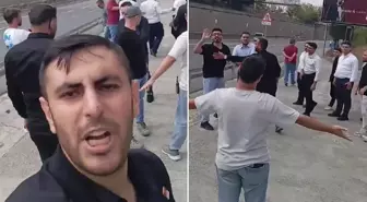 Kalabalık grup CHP binasına girmek istedi, gençler son anda engelledi
