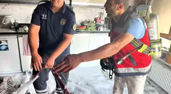 Isparta'da 5 Katlı Apartmanda Yangın Çıktı