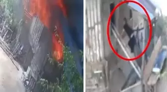 Yanan eve hiç düşünmeden girdi! İki kişinin hayatını böyle kurtardı