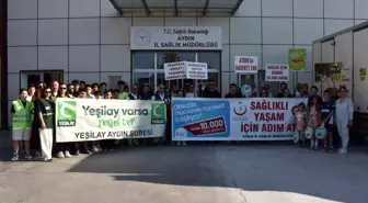 Aydın'da Halk Sağlığı Haftası Etkinliği: Sağlıklı Yaşam Yürüyüşü Düzenlendi
