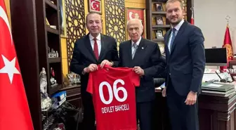 Gençlerbirliği Yönetimi Devlet Bahçeli'yi Ziyaret Etti