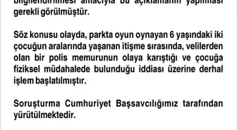 Elazığ'da Oğlunun İtişmesine Müdahale Eden Polis Memuru Görevden Uzaklaştırıldı