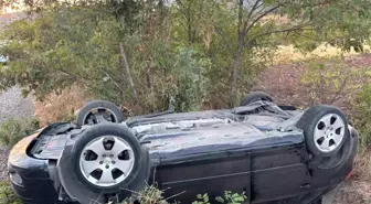 Adıyaman'da Takla Atan Otomobilde 1 Yaralı