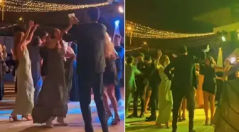 Sinem Kobal ve Kenan İmirzalıoğlu'ndan düğünde 'Erik Dalı' performansı