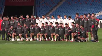 Ümit Milli Takım Hırvatistan ile Maç Öncesi Son Antrenmanını Yaptı