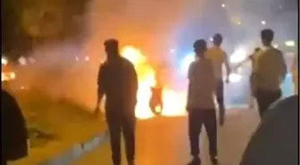 Bursa'da Kırık Ayağıyla Motosiklet Yangınına Müdahale Eden Vatandaş Takdir Topladı