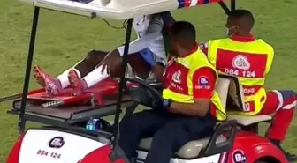 Beşiktaşlı Ndidi milli takımda sakatlandı! Sahayı sedyeyle terk etti