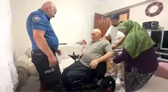 Polis Memuru Mustafa Şahin'den 30 Bin Engelliye Umut