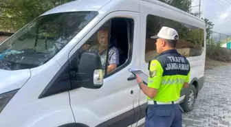 Karabük'te Okul Servis Araçlarına Denetim