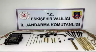 Eskişehir'de Kaçak Kazı Yapan 5 Şüpheli Suçüstü Yakalandı