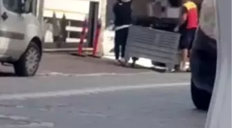 Esenyurt'ta Kargo Çalışanlarının Paket Fırlatma Anları Kamerada