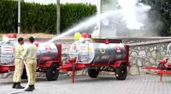 Kastamonu'da 16 Yeni Su Tankeri Yangınla Mücadelede Dağıtıldı