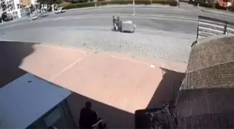 Kayseri'de Elektrikli Scooter Kazası Gülümsetti
