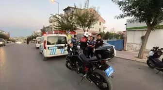 Polisin 'dur' ihtarına uymayan motosikletli, kovalamaca sonucu yakalandı