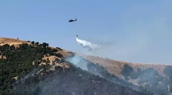 Hakkari'de Orman Yangınına Müdahale Devam Ediyor