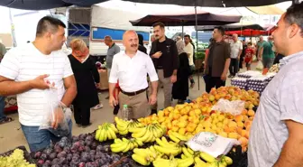 Vali Osman Varol, Semt Pazarını Ziyaret Etti
