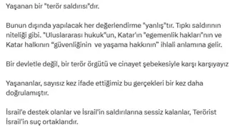 Destici: İsrail'in Katar'a Saldırıları Terör Saldırısıdır