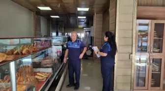 Erzincan'da Zabıta Ekiplerinden Unlu Mamuller Denetimi