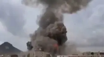 İsrail'den Yemen'in başkenti Sana'ya hava saldırısı / Video eklendi