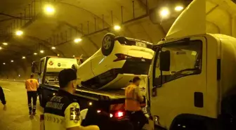 Kuzey Marmara Otoyolu'nda Kaza: Takla Atan Otomobilde Sürücü Yaralandı