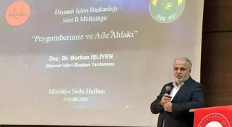 Siirt'te Hz. Peygamber ve Aile Ahlakı Konferansı Gerçekleştirildi