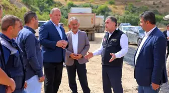 Bayburt Valisi Eldivan, Köylerde Altyapı Çalışmalarını İnceledi
