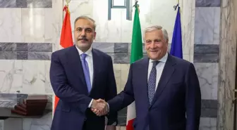 Dışişleri Bakanı Hakan Fidan, İtalya'da Antonio Tajani ile Görüştü