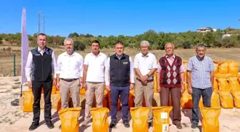 Bilecik'te Çiftçilere Kanola Tohumu Dağıtımı Yapıldı
