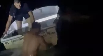 Kahraman Polis, Alabora Olan Teknedeki 3 Kişiyi Kurtardı