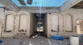 Osmaniye'nin Tarihi 7 Ocak İlkokulu'nun Restorasyonu Devam Ediyor