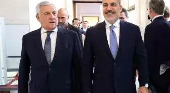 Hakan Fidan İtalya'da Antonio Tajani ile Görüştü