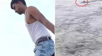 İddia için nehre atlayan genç 8 gündür aranıyor