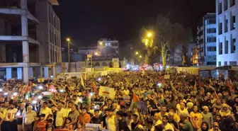Adıyaman'da Filistin ve Küresel Sumud Filosu'na Destek Yürüyüşü Düzenlendi