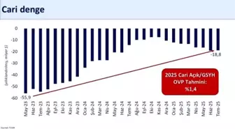 Temmuzda Cari Denge 1,8 Milyar Dolar Fazla Verdi