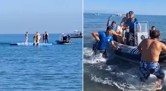 Denizde yüzerken beyin kanaması geçirdi