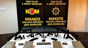 İzmir'de Uyuşturucu ve Silah Operasyonu: 4 Kilo Kokain ve 7 Tutuklama