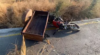 Salihli'de Kamyonet ile Motosiklet Çarpışması: 1 Ölü