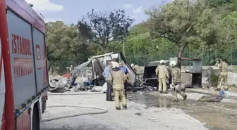 Bakırköy'de Çay Ocağında Yangın Panik Yarattı