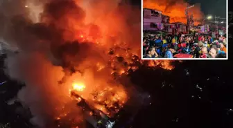 Ahşap binada çıkan yangın Filipinler'in başkenti Manila'yı kül etti, 1100'den fazla aile evsiz kaldı