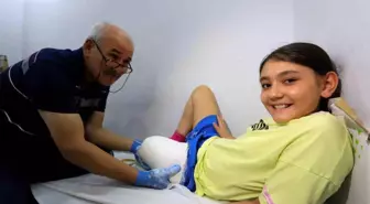 Küçük Özge, Hayırseverlerin Desteğiyle Yeni Protezine Kavuşuyor